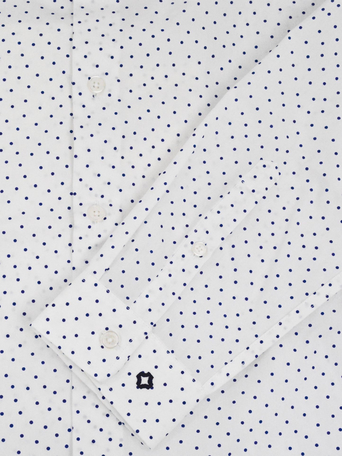 Camisa Despo Branca com Bolinhas