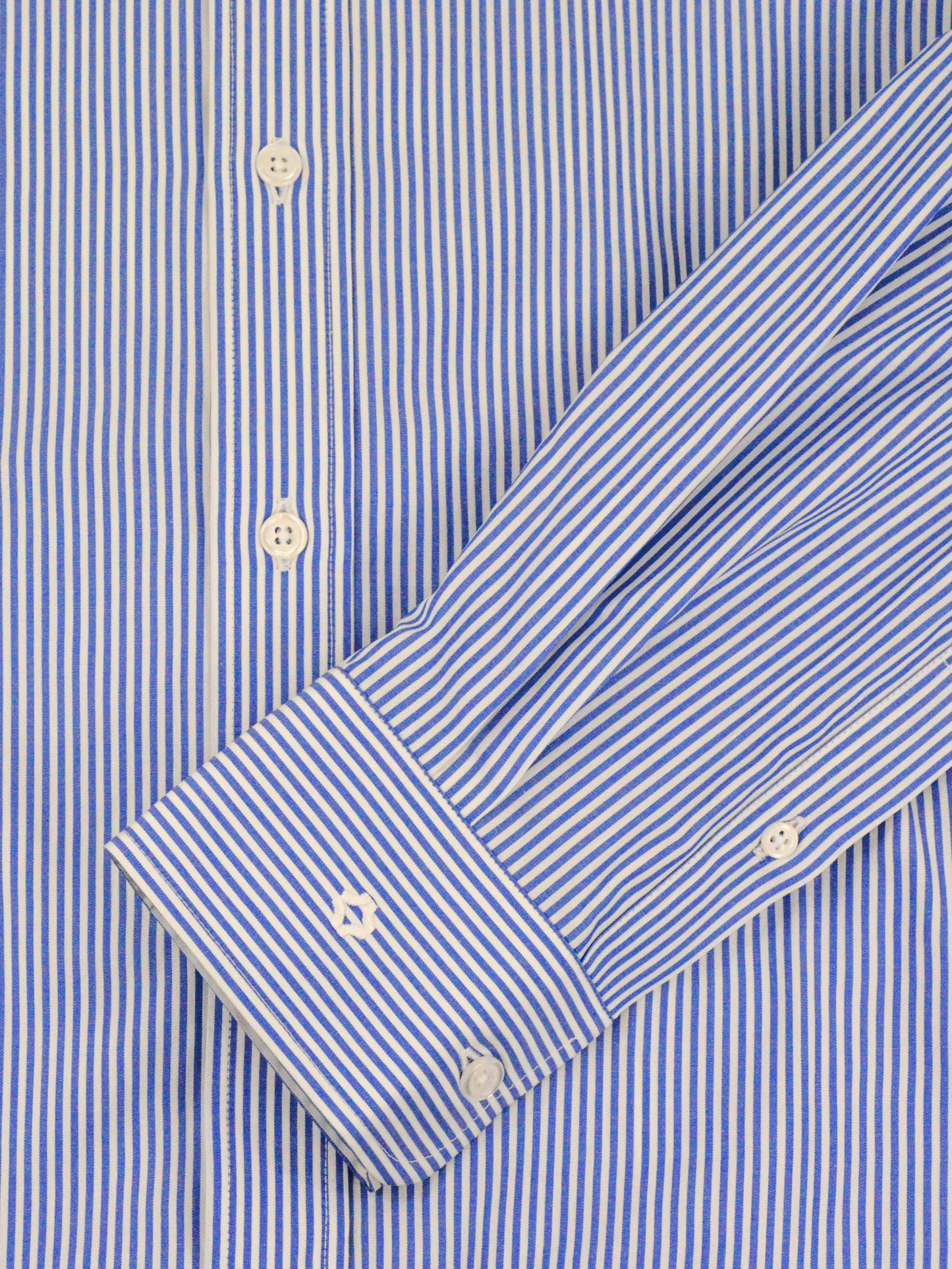 Camisa Society Risca Azul