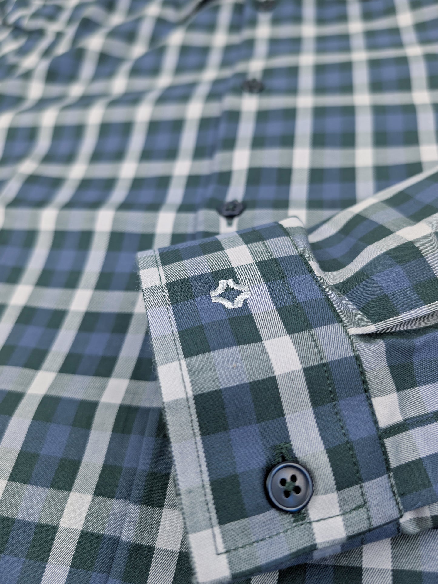 Camisa Despo Contraste Azul