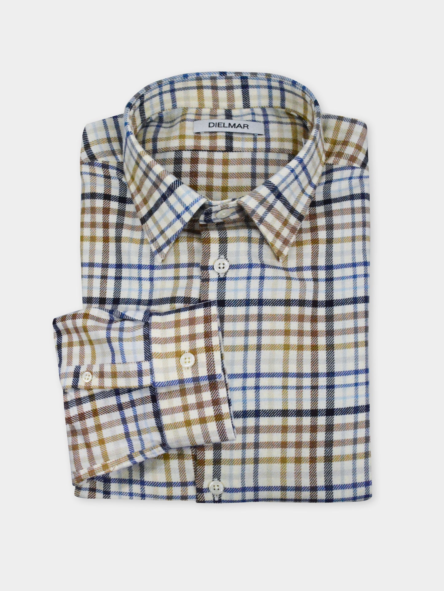 Camisa Despo Xadrez Bege