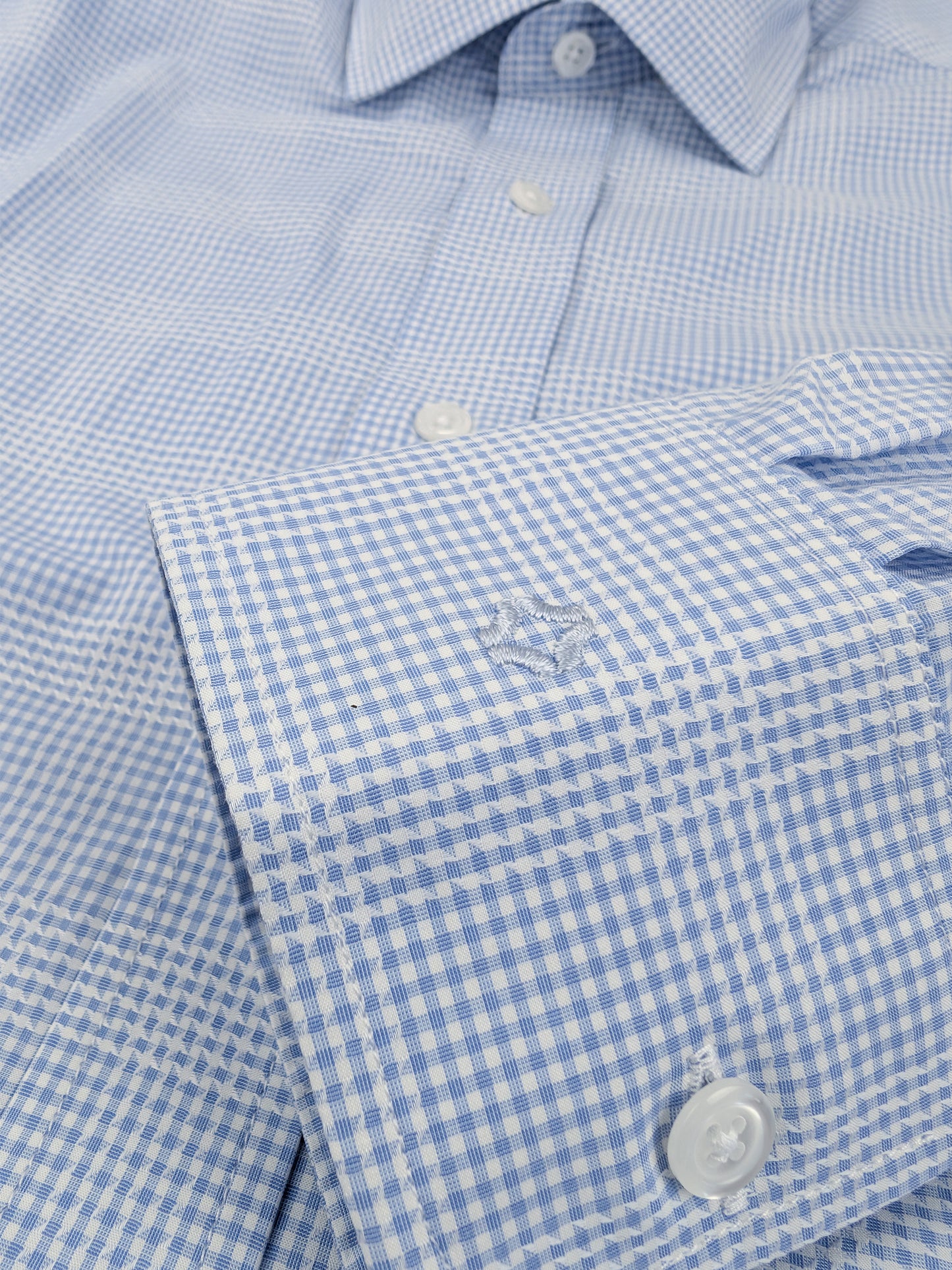 Camisa Society Xadrez Azul