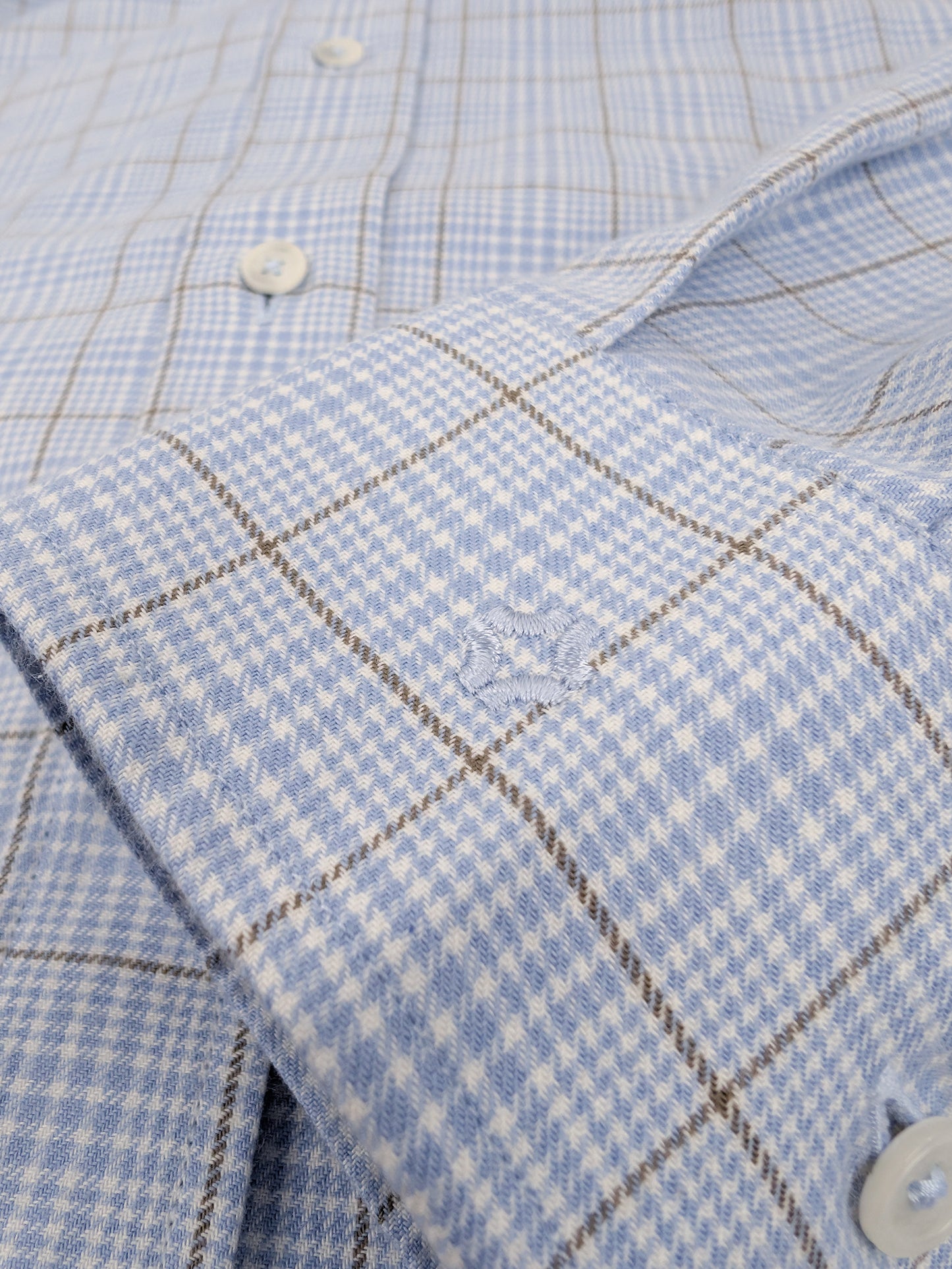 Camisa Vouga Xadrez Azul