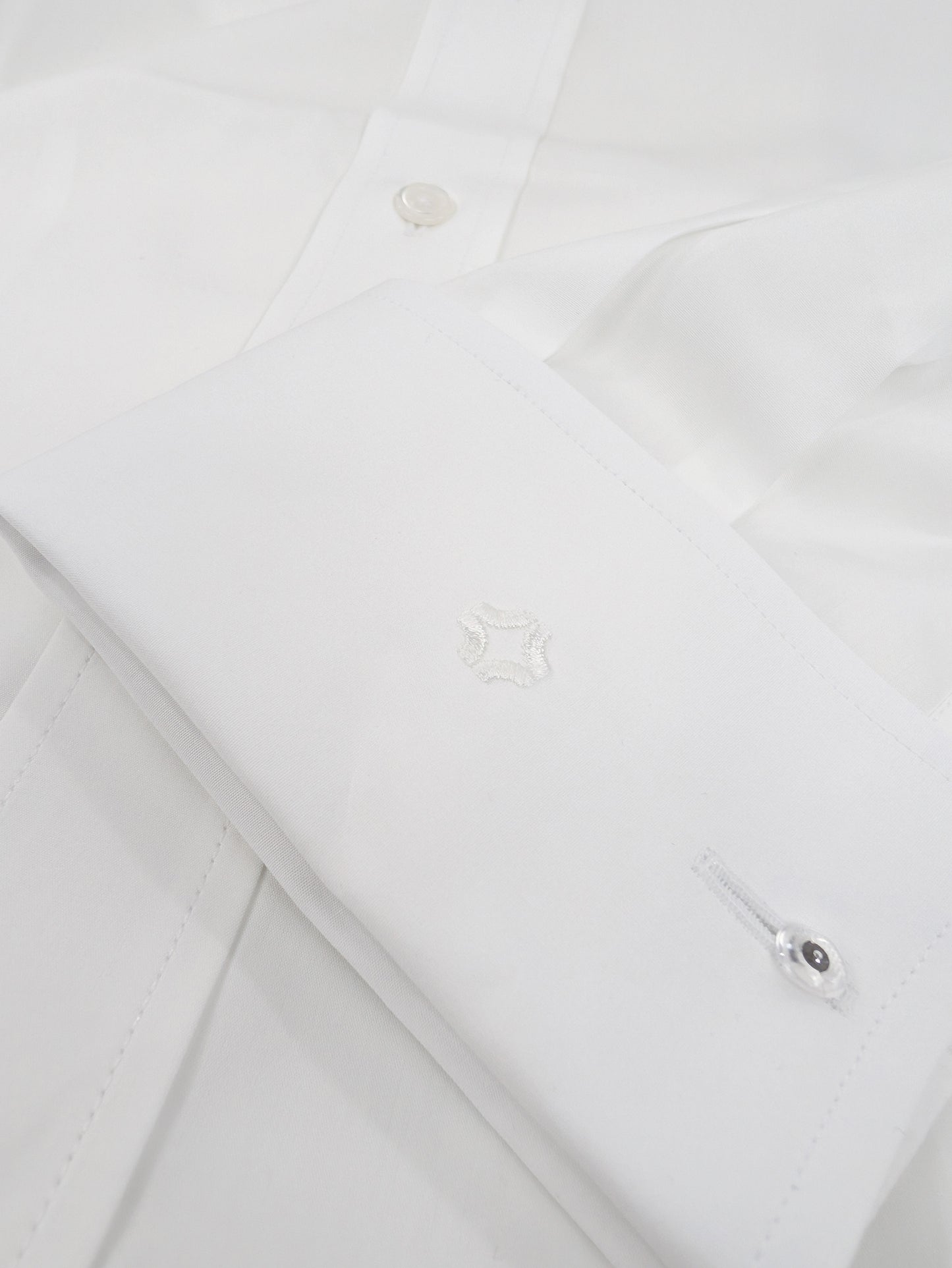 Camisa Vouga Punho Duplo Branca